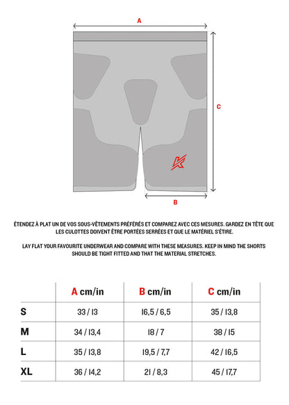 Shorts de protection pour femme AK5