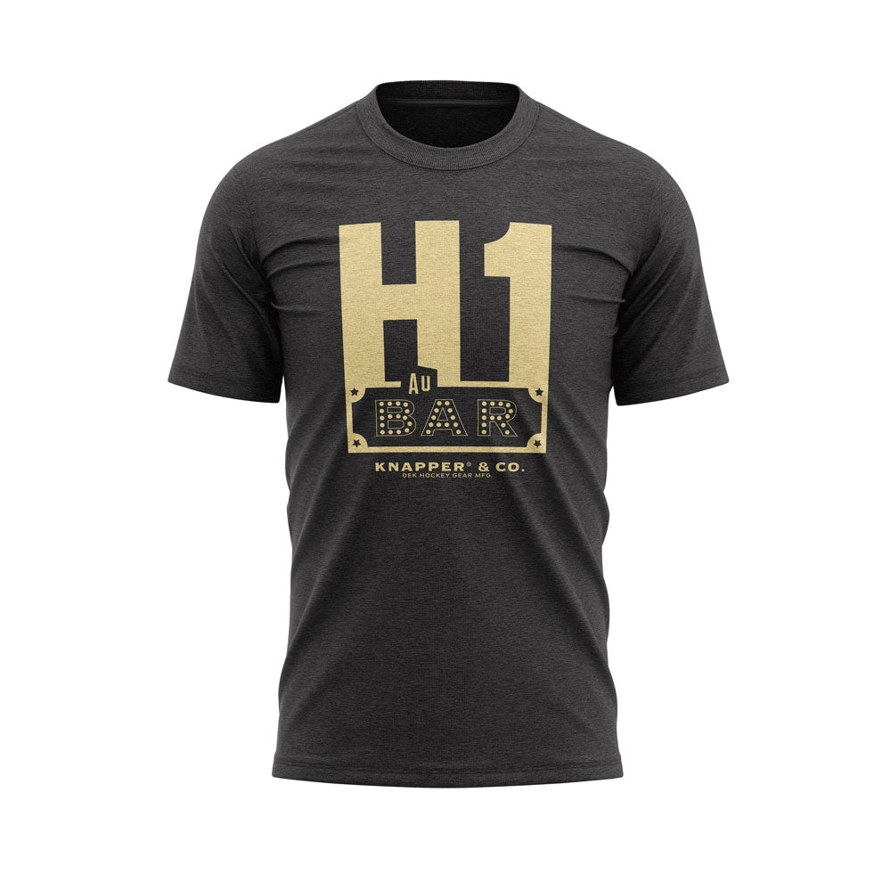 Knapper ball hockey/dek t-shirt Knapper H1 au Bar heather grey