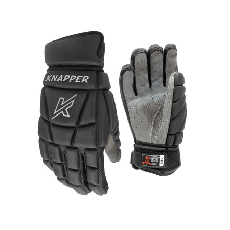 Knapper AK2 ball hockey/dek hockey gloves black