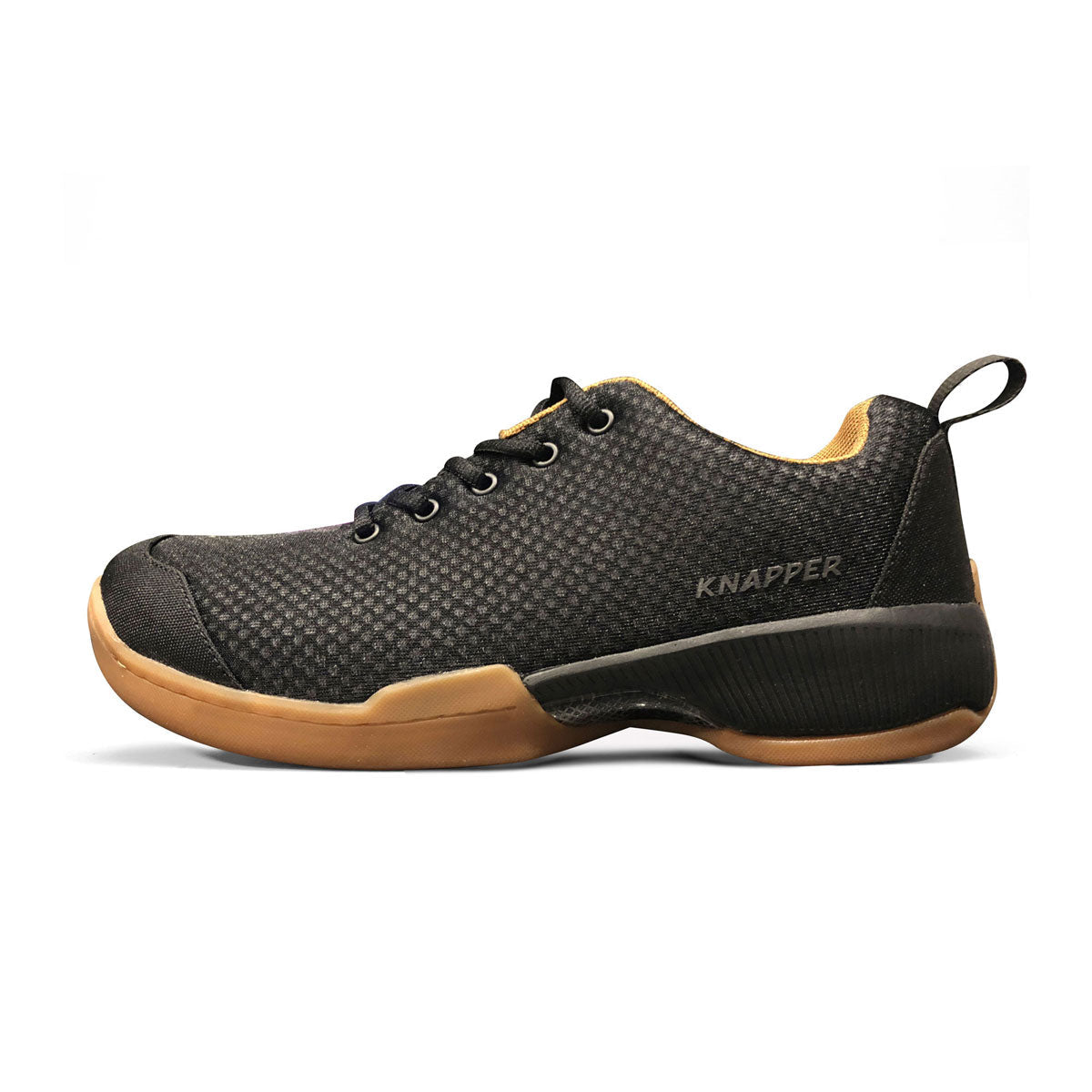 Knapper AK3 ball hockey/dek hockey shoes black&tan - side view