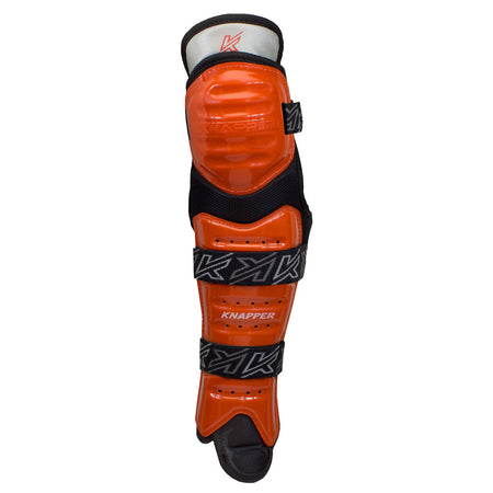Knapper AK5 ball hockey/dek hockey shin pads orange